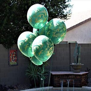 Camouflage Balloons. 24 per Pack. High Grade Latex 12 Inch Size. Perfect for Outdoors Themed, Hunting, or Military Celebration or Party.