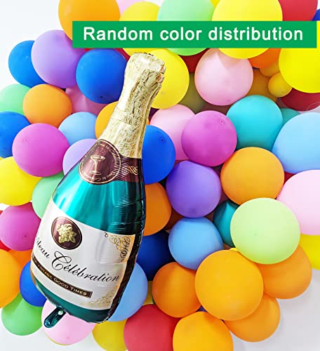 Runch 100pcs Latex Balloons, 12inch Multicolor to Celebrate Latex Balloons, Premium Thick Balloons for Birthday/Party/Christmas/Wedding and Holidays