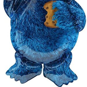 Mayflower Products 35" Anagram Cookie Monster Foil Balloon, Multicolor