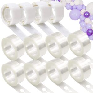 aubeco balloon arch strip kit, decorating strip kit for arch garland, 131.2 feet balloon tape strips with 400 balloon glue point dots stickers for party wedding birthday baby shower (upgraded version)