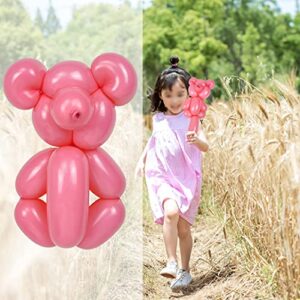 Pastel Long Balloons Premium 260 Twisting Balloons Animals Magic Balloons for Birthday Kids Wedding Party Supply 100pcs (Multi)