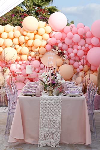 Styirl Pastel Pink Balloons Garland - 100 Pcs 5/10/12/18 Inch Pink Balloon arch Kit for Birthday Party/Easter Decorations/Mothers Day Decor/Baby Shower/Gender Reveal / 2022 Graduation