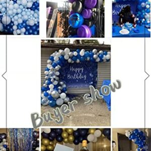 Royal Blue Balloons,Blue balloons for Party Decoration Wedding Baby Shower Graduation Decoration.12 inch Latex Birthday Balloons 100 pack