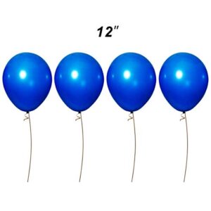 Royal Blue Balloons,Blue balloons for Party Decoration Wedding Baby Shower Graduation Decoration.12 inch Latex Birthday Balloons 100 pack