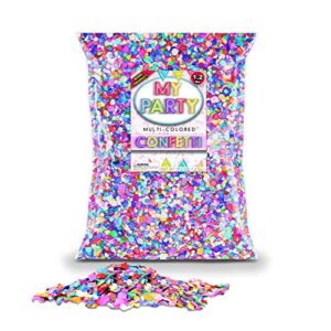 festive mexican confetti bag- 1.2lbs/544gr. bulk bag, perfect for birthday parties, pinata filler, easter eggs (cascarones), wedding toss, fiesta party decor, cinco de mayo and much more! – by myparty
