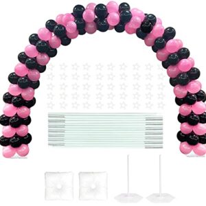 yallove 21ft balloon arch stand kit, free combination in width and height (e.g. 10ft x 7.5ft), convenient to assemble and disassemble