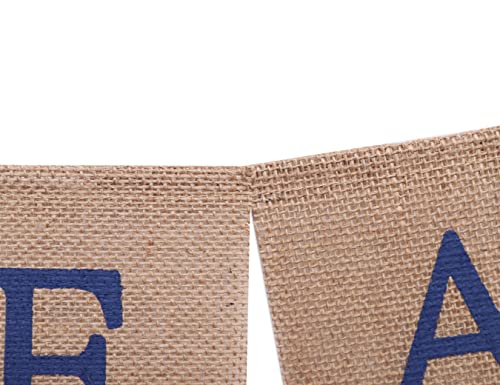 Rookie of the Year Burlap Banner - Rookie Year Birthday, Rookie of the Year,Baseball First 1st Birthday Decoration, Baseball Birthday Party Banner, Baseball Party Supplies (Rookie of the Year)