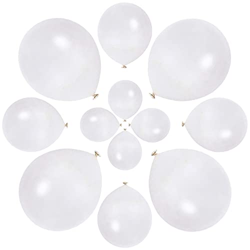 Pearl White Balloons Different Sizes 5 Inch 12 Inch 18 Inch White Metallic Balloons Bridal Wedding Gender Neutral Baby Shower Pearl Balloon Decorations 87 Pc