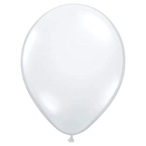 qualatex 18″ diamond clear stuffing latex balloons (25ct)