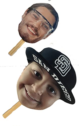 Big Head on a Stick, Custom face Cutout, Big Party Fat Head, Fan Face, face Cut Out, Head Cutout, Fast Shipping