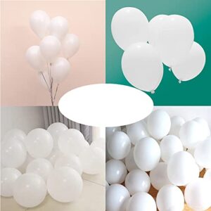 latex white balloons for party 200 pcs 5 inch macaron white balloons for baby shower birthday wedding engagement anniversary christmas festival picnic-pastel white