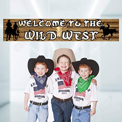 Western Party Decoration Supplies Western Cowboy Themed Banner Supplies Western Party Backdrop Photo Booth Wall Party Décor