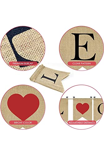 Love Burlap Banner, Happy Anniversary Decorations, Wedding Banner, Proposal Banner, Wedding Decoration Supplies Marriage Proposal Decorations, Photo Prop, Birdal Wedding Supplies