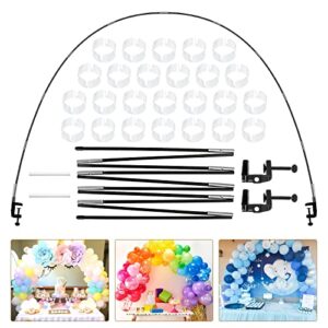 newmemo table balloon arch kit 12ft, balloon arch stand for different table size party backdrop decoration for birthday wedding graduation baby shower bachelor party supplies globos balloon accessory