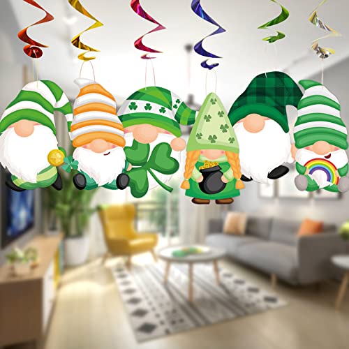 St. Patrick's Day Cutouts Gnome Cut-Outs 45 Pcs Classroom Bulletin Board Decoration Home Party Supplies