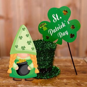 St. Patrick's Day Cutouts Gnome Cut-Outs 45 Pcs Classroom Bulletin Board Decoration Home Party Supplies