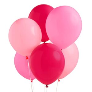 xo, fetti pink birthday balloon set – 24 pk, 12″ | bachelorette party decorations, bridal shower, birthday party, pastel baby shower, engagement