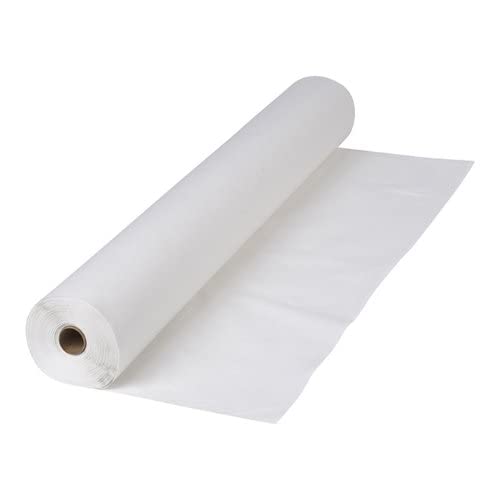 Hoffmaster 260045 Paper Tablecover Roll, 1 Ply, 40 inches x 3600 inches Width, Bright White