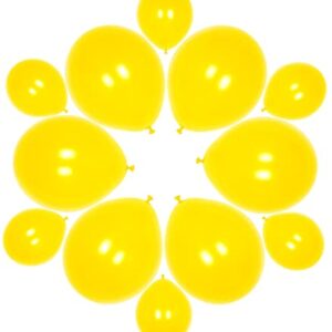 SUWEN Yellow Balloons Kit 77PCS Latex Helium Shiny Mustard Yellow Balloon Different Sizes 10 Inch 5 Inch for Birthday Graduation Wedding Shower Anniversary Party Decorations