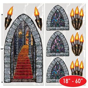 Stairway, Window & Torch Props Party Accessory (1 count) (9/Pkg)