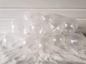 aimtohome 5 inch clear balloons transparent balloons clear mini latex party balloons party decorations supplies, pack of 100