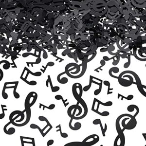 music confetti music note cutouts black musical confetti notes for music party recital reception baby shower wedding and birthday party decoration (3000)