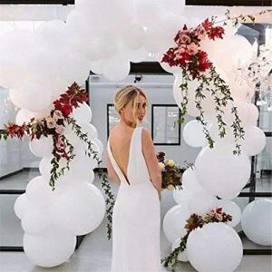 5pcs Large White Balloons Giant 36 Inch Big White Balloons Jumbo Latex White Balloon for Wedding Birthday Baby Shower Carnival Party New Year's Day Decorations