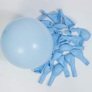 Macaron Blue Balloons Gold Metallic Balloons 144Pcs Premium Latex Balloon Garland Arch Kit for Birthday Baby Shower Wedding Engagement Graduation or Picnic.