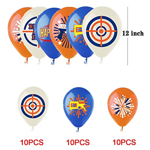 Cracoo Dart War Party Supplies Balloons,Gun Picks Target Birthday Bullet War Party Decoration