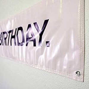 It Is Your Birthday. Banner The Office Vinyl Party Banner with Metal Hanging Rings