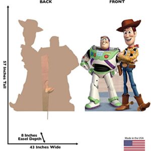 Cardboard People Buzz & Woody Life Size Cardboard Cutout Standup - Disney Pixar's Toy Story