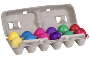 silly rabbit confetti eggs, cascarones, 1 doz., (pack of 3 – total 36 eggs)