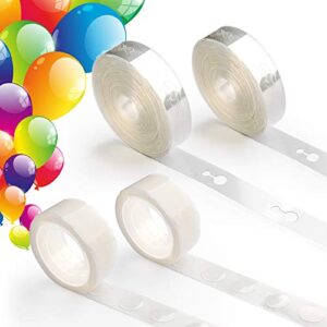 coogam balloon arch garland decorating strip kit – 64 ft ballon tape strips and 200 dot glue for birthday wedding baby shower party diy decorations (upgraded version)