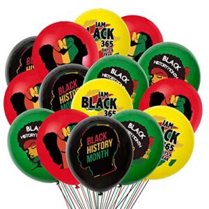 black history month balloons party decoration supplies – african american country festival black history balloons party decorations
