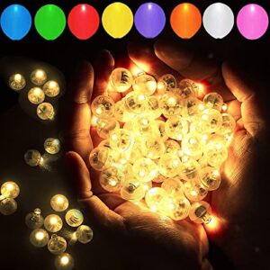 100pcs warm white led balloon light,round led flash ball lamp for paper lantern balloon,indoor outdoor party event fun birthday party wedding decoration supplies