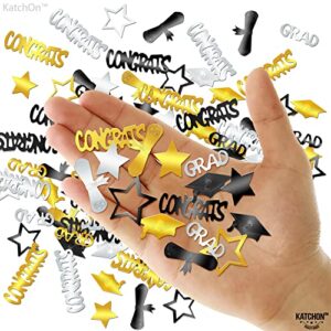 KatchOn, Congrats Grad Graduation Confetti 2023 - Pack of 1000 | Grad 2023 confetti for 2023 Graduation Decorations | Graduation Table Decorations | Graduation Decorations Class of 2023 Decorations