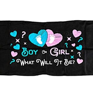 Gender Reveal Balloon Bag Drop | Boy or Girl What Will It Be | Confetti and Balloon Zipper Bag Drop | Gender Reveal Ideas | Ultimate Party Supplies