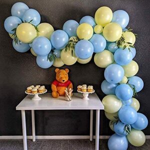 Baby Blue Balloons Light Blue Balloons 12 Inch 50 Pcs Pastel Blue Baby Balloons For Baby Shower Happy Birthday Gender Reveal Balloons