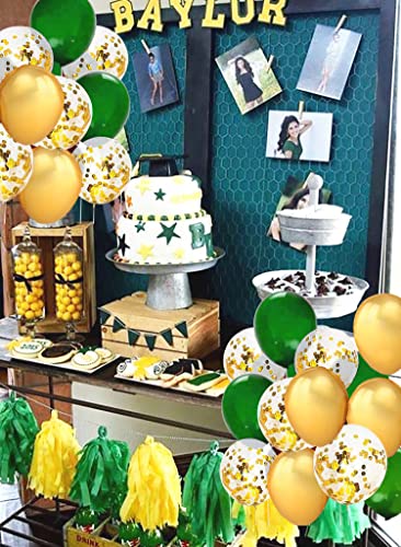 Graduation Party Decorations 2023 Green Gold/Green Gold Balloons/St. Patrick’s Day Decorations/Green Gold Birthday Party Decorations Summer/Jungle Theme/Christmas Party Decorations