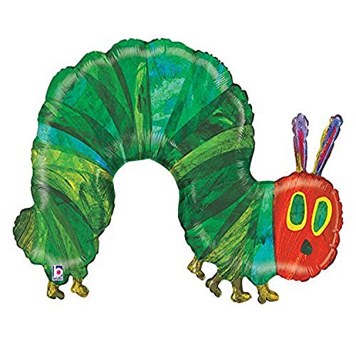 Burton & Burton the Very Hungry Caterpillar Shape Foil Balloon, 43"