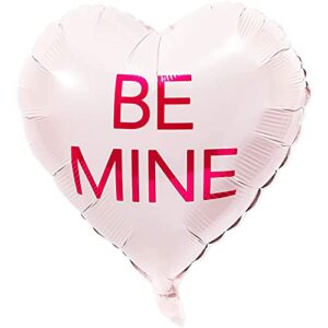 Conversation Candy Heart Balloons for Valentine Party Decorations (12 Pack)