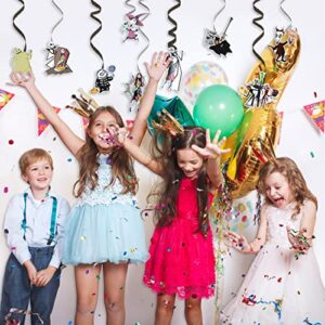 36Pcs Nightmare Birthday Party Supplies, Cute Cartoon Themed Party Decorations Hanging Swirls Whirls Glitter Foil Ceiling Swirls Streams