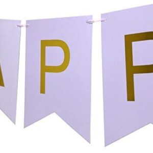 LOVELY BITON Large Purple Happy Birthday Banner, Bday Party Decorations Backdrop Gift for Man Woman Kids Teens