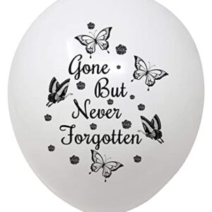 30 Biodegradable latex balloons for release to Celebrate life, Bereavement, Condolences, Funeral, Anniversary, Memorial services, Memory table, Ash Scatterings (White)