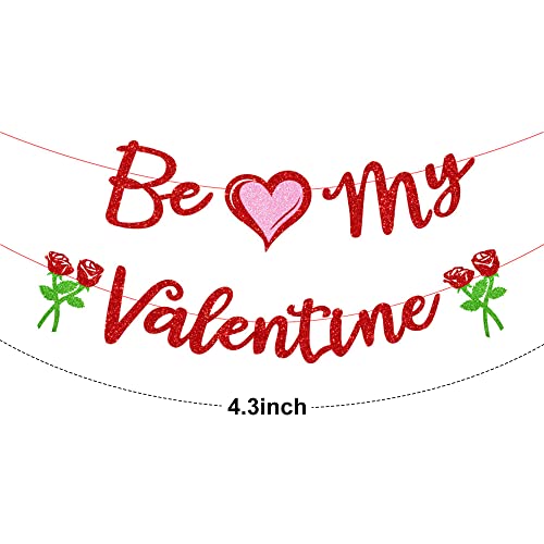 Be My Valentine-Valentines Day Banner-Will You Be My Valentine-Valentines Day Decor