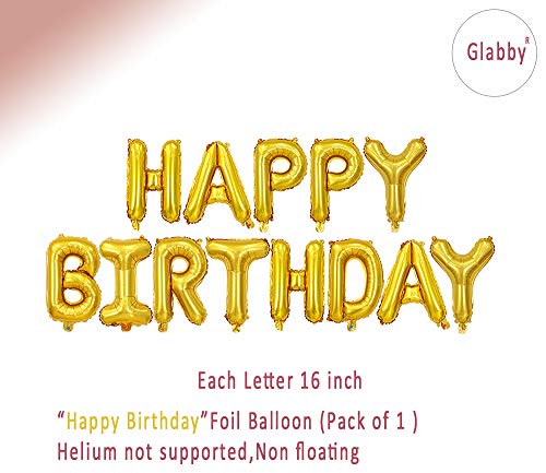 Birthday Decorations Mint Green Gold - Happy Birthday Balloons Chrome Green Set Foil Bannner for Kids Men Women Bday Party Decor Kit Supplies