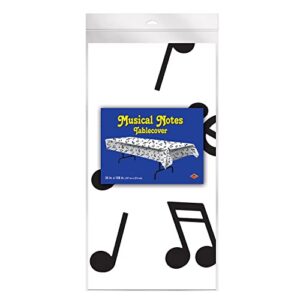 Musical Notes Tablecover Party Accessory (1 count) (1/Pkg)