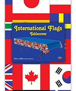 International Flag Tablecover Party Accessory (1 count) (1/Pkg)