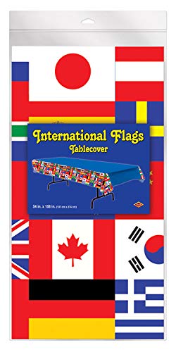 International Flag Tablecover Party Accessory (1 count) (1/Pkg)