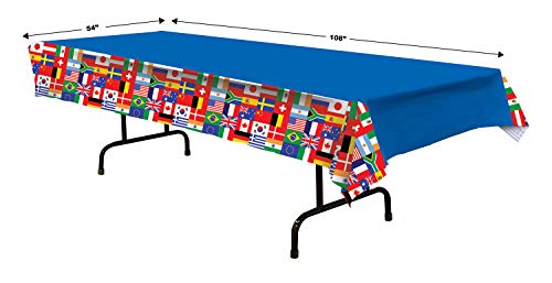 International Flag Tablecover Party Accessory (1 count) (1/Pkg)